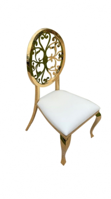 Gold Floral Chair