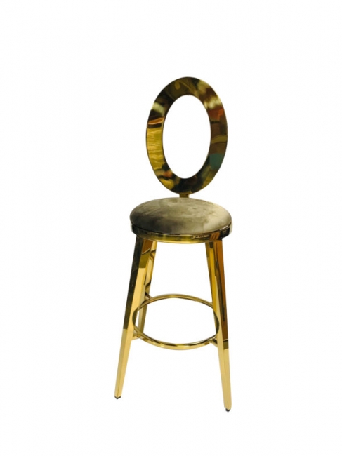 Gold with Champagne Oz Barstool