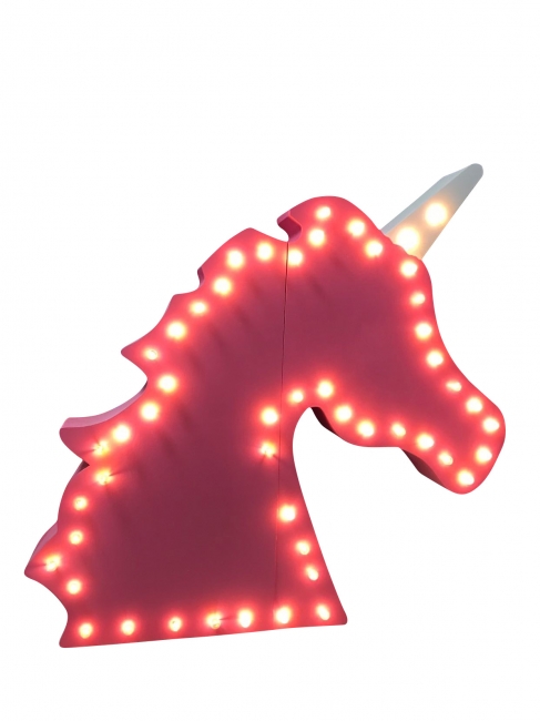 Marquee Unicorn – Pink