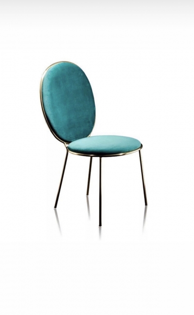 Modern Wide Emerald Chair