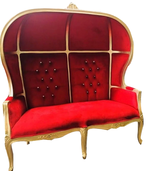 Red Dome Loveseat