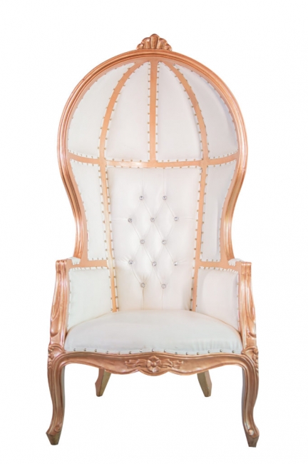 Rose Gold Dome Chair