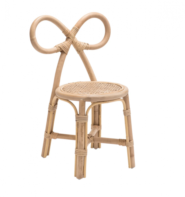 Wooden Kids Bow Chair